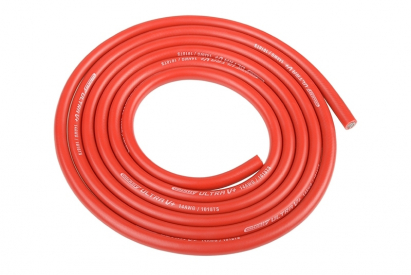 Silikónový kábel 3,5qmm, 14AWG, 1m, červený