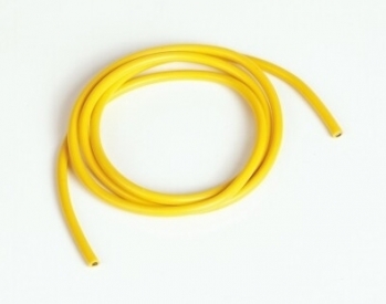 Silikónový kábel 4,1qmm, 11AWG, 1 meter, žltý
