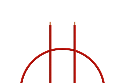 Silikónový kábel 6,0 mm2 1 m (červený)