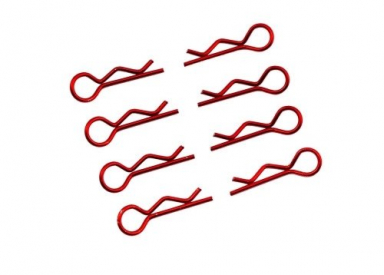 Sponky karosérie malé 1/10 – pravé a ľavé po 4 ks – červené