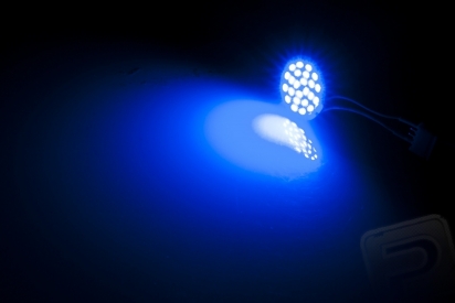 Super mikro svietiace bodové svetlo (24 LED) pre kvadrokoptéry, modré