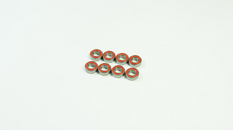 SWORKz guľkové ložiská s červenou gum. prachovkou 6 x 12 x 4 mm, 4 ks