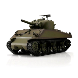 TORRO tank 1/16 RC M4A3 Sherman zelená kamufláž – BB Airsoft + IR