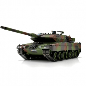 TORRO tank PRO 1/16 RC Leopard 2A6 kamufláž – Airsoft BB dym z hlavne