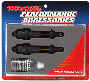 Traxxas tlmič GTR long hliník/PTFE, piestnice TiN (2)