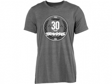 Traxxas tričko výročie 30 rokov sivé L