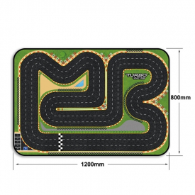 Turbo Racing pretekársky koberec/dráha (800 x 1200 mm)