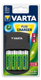 VARTA Plug charger + 4x AA 2100 mAh