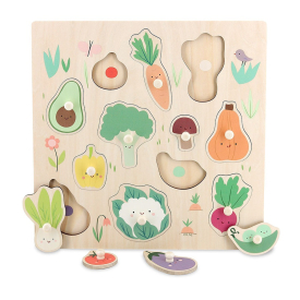 Vilac Puzzle s rukoväťou Zelenina od Sarah Betz