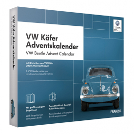 Adventný kalendár VW Beetle so zvukom 1 : 43, modrá