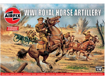 Airfix figúrky – WW1 Royal Horse Artillery (1:76) (Vintage)