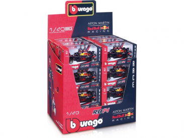Bburago Red Bull Racing RB14 1:43 (súprava 24 ks)