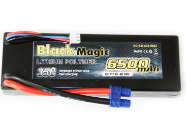 Black Magic LiPol Car 7.4V 6500mAh 35C EC3