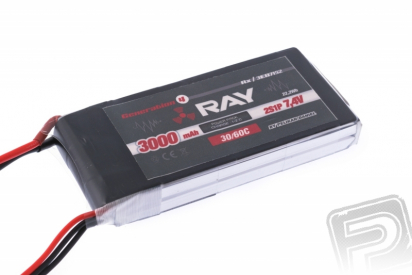 G4 RAY Li-Po 3000mAh/7,4 30/60C RX