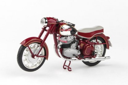 Abrex Jawa 500 OHC (1956) 1:18 – tmavočervená
