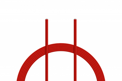 Kábel PVC 0,055 mm2 10 m (červený)