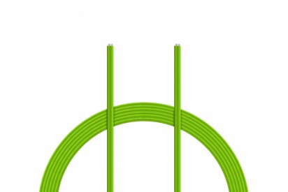 Kábel PVC 0,055 mm2 10 m (zelený)