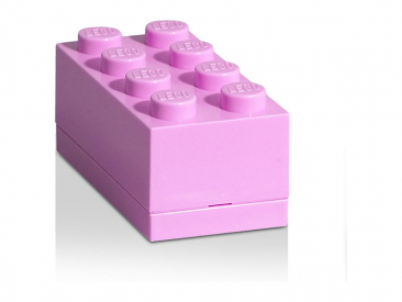 LEGO minibox 46x92x43mm – ružový