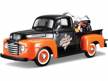 Maisto Ford F-1 Pickup 1948 s FLH Duo Glide 1958 1:24