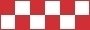 MonoKote TRIM šachovnica 12,7x91,44cm červeno-biela