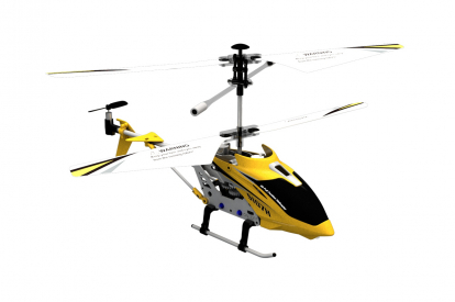 ROZBALENÉ - RC vrtuľník Syma S107H, žltý