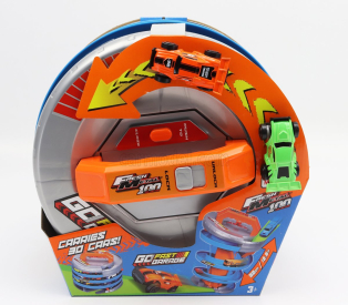 Maisto Accessories Diorama – Go Fast Garage With 2x Cars Included 1:64 Orange