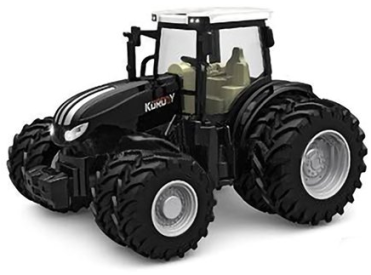 RC kovový traktor Korody 8-kolesový 1:24, čierny