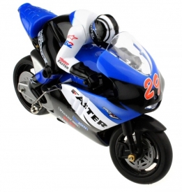 RC motorka R29 s gyroskopom, modrá