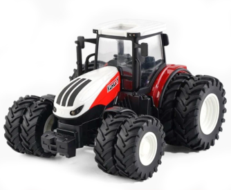 RC traktor Korody 8-kolesový 1:24, červený