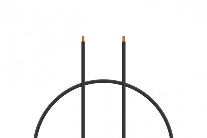 Silikónový kábel 2,5 mm2 1 m (čierny)