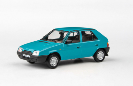 Abrex Škoda Favorit 136L (1988) 1:43 – modrá jadran