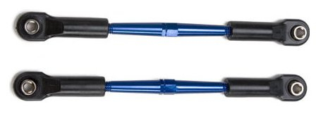 Traxxas nastaviteľná ojnička 96 mm hliníková modrá (2)