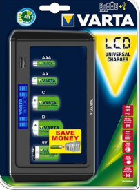 VARTA LCD Universal charger bez batérií