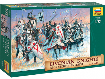 Zvezda figúrky Livonian Knights XIII-XIV A. D. (1:72)