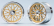 10-paprskové disky (Zlaté)