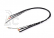 2S čierny nabíjací kábel G4/G5 – dlhý 60 cm – (4 mm, 3-pin EH)