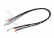 2S čierny nabíjací kábel G4/G5 – dlhý 60 cm – (4 mm, 3-pin XH)