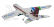 BAZAR - RC lietadlo Airbus, červené