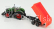 Bburago Fendt Vario 1000 Traktor s prívesom 2016 1:50 Zelená sivá červená