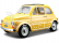 Bburago Fiat 500F 1965 1:24 žltá