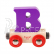 Bigjigs Rail Wagon Drevená vláčiková dráha - písmeno B