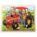 Bigjigs Toys Drevené puzzle s traktorom 24 dielikov