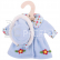 Bigjigs Toys Modrý kabát s klobúkom pre bábiku 28 cm