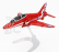 Corgi Lietadlo Red Arrows Hawk Raf Kráľovské letectvo 2019 1:100 červené