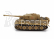 Corgi Tank Tiger 131 1943 - reštaurovaný a prevádzkovaný Tankovým múzeom v Bovingtone 1:50 Vojenský Písek