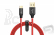 Dátový kábel Micro USB červený (dĺžka 2,5 m)