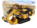 Dm-models Caterpillar Cat6060 Escavatore Cingolato - Traktor Hydraulické rýpadlo Banícka čelná lopata Škrabka 1:87 Žltá čierna