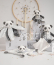 Doudou Gift - plyšová panda s dekou 28 cm