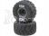 ECX Koleso s pneu, sivý disk (2): Axe MT