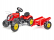 FALK – Šliapací traktor Claas Backhoe s nakladačom, rýpadlom a maxi vlečkou